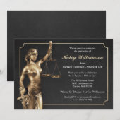 Uitnodiging van de rechtenstudiegroep (Voorkant / Achterkant)