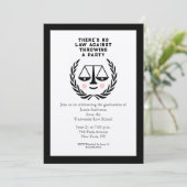 Uitnodiging van de rechtenstudiegroep (Staand voorkant)