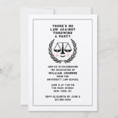 Uitnodiging van de rechtenstudiegroep (Voorkant)