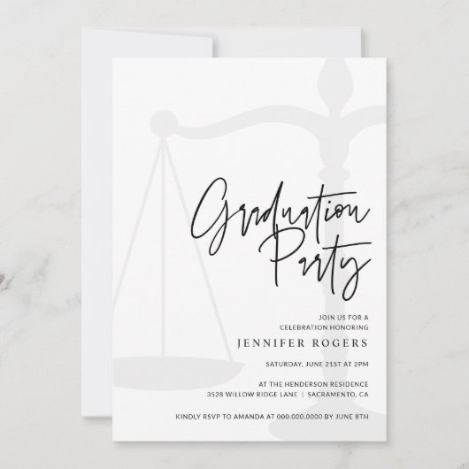 Uitnodiging van de rechtenstudiegroep (Voorkant)