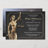 Uitnodiging van de rechtenstudiegroep (Voorkant / Achterkant)