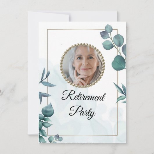 Uitnodiging van de regeringspartij Eucalyptus Gree (Achterkant)