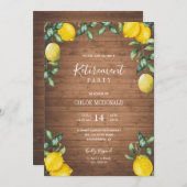 Uitnodiging van de regeringspartij met citroenen (Voorkant / Achterkant)