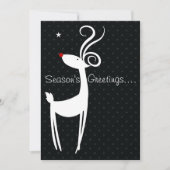 Uitnodiging van de rendierpartij van de Seizoenpar (Voorkant)