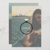 Uitnodiging van de Ringpartij van verloving (Voorkant / Achterkant)