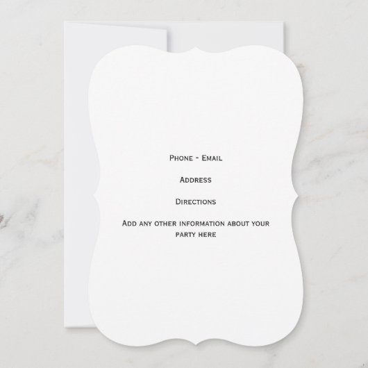 Uitnodiging van de Rode en Groene Elegant Vakantie (Achterkant)