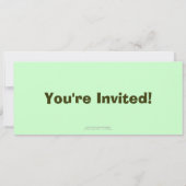 uitnodiging van de Rode Panda-partij (Achterkant)