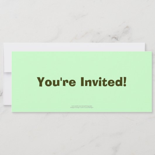 uitnodiging van de Rode Panda-partij (Achterkant)