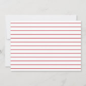 Uitnodiging van de Rode, Witte en Blauwe GraduPart (Achterkant)