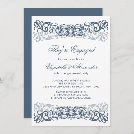  uitnodiging van de RolEngagement Partij (Voorkant / Achterkant)