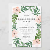 Uitnodiging van de Romantische Ingagement Party (Voorkant)