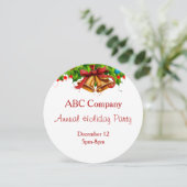 Uitnodiging van de Ronde Vakantie van het bedrijf (Staand voorkant)