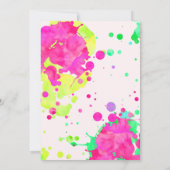 Uitnodiging van de schilderpartij, Kunstpartij, (Achterkant)