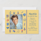 Uitnodiging van de Science Lijst Graduation Party (Voorkant)