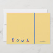 Uitnodiging van de Science Lijst Graduation Party (Achterkant)