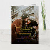 Uitnodiging van de showwer Photo Engagement Party (Voorkant)