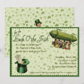 Uitnodiging van de Sint Patrick's Day (Voorkant / Achterkant)