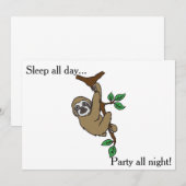 Uitnodiging van de Slotpartij (Voorkant / Achterkant)