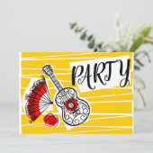 Uitnodiging van de Spaanse Souvenirs-groep (Staand voorkant)