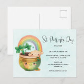 Uitnodiging van de St. Paddy's Day Rainbow & Clove (Voorkant / Achterkant)