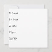 Uitnodiging van de St Patrick's Day Party (Achterkant)