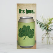 Uitnodiging van de St Patrick's Day Party (Staand voorkant)