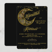 Uitnodiging van de Starry Glitz Retirement Party (Voorkant / Achterkant)