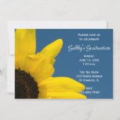 Uitnodiging van de Sunflower and Sky Graduation Pa (Voorkant)