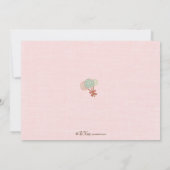 Uitnodiging van de  Sweet-partij (Achterkant)