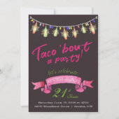 uitnodiging van de Taco Party (Voorkant)