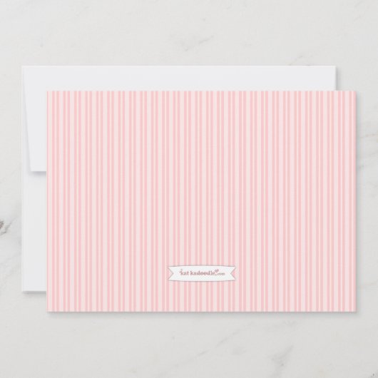 Uitnodiging van de Tea-partij bij het Vrijgezelle (Achterkant)