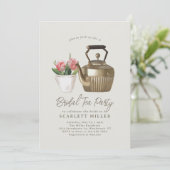  uitnodiging van de Tea Partij van de Vrijgezellen (Staand voorkant)