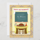 Uitnodiging van de Teacher Retirement Persoonlijke (Voorkant)