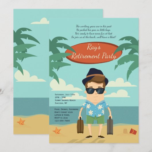 Uitnodiging van de telkens terugtredende Partij (Voorkant / Achterkant)