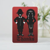 Uitnodiging van de Thanksgiving Gepersonaliseerde  (Staand voorkant)