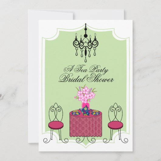 Uitnodiging van de theepartij (Voorkant)