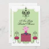 Uitnodiging van de theepartij (Voorkant / Achterkant)