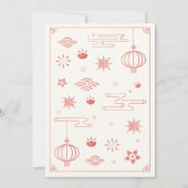 Uitnodiging van de Tijgerfeest nieuwjaarsfeestdag (Achterkant)