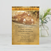 Uitnodiging van de  treindienst (Staand voorkant)