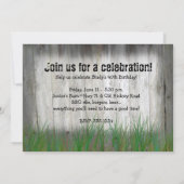 Uitnodiging van de trekker: Barn wood & tractors (Achterkant)