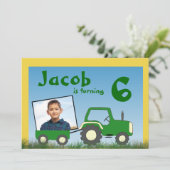 Uitnodiging van de trekker: Foto in Cart (Staand voorkant)