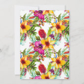 Uitnodiging van de Tropische Dubbele GraduPartij (Achterkant)