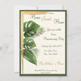 Uitnodiging van de Tropische Palm Housewarming Par
