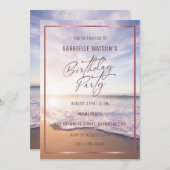 Uitnodiging van de Tropische Partij van de Zondag (Voorkant / Achterkant)