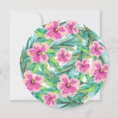 Uitnodiging van de Tropische partij Wreater (Achterkant)