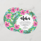 Uitnodiging van de Tropische partij Wreater (Voorkant / Achterkant)