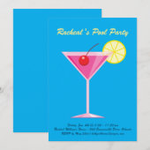 Uitnodiging van de Tropische Pool (Voorkant / Achterkant)