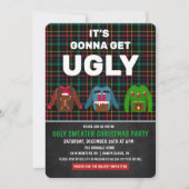 Uitnodiging van de Ugly Sweater Kerstfeestdag (Voorkant)