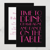 Uitnodiging van de Vakantispartij van Fuchsia 1920 (Voorkant / Achterkant)