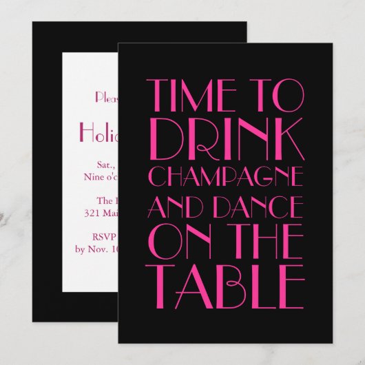 Uitnodiging van de Vakantispartij van Fuchsia 1920 (Voorkant / Achterkant)